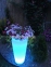 Вазон, кашпо подставка для цветов без или с подсветкой из пластика для сада СКМ 0