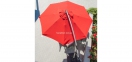 Солнцезащитный зонт Capri консольный (бежевый, красный) ввк 1
