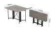 Стіл-книжка, стіл трансформер Спайдер, каркас метал, ДСП, 750*1150*880 1