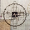 Часы из квадратов, круглые, металл настенные атс 4