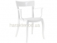 Кресла Hera-K белые с цветной прозрачной спинкой 0