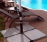 Солнцезащитный зонт Capri консольный (бежевый, красный) ввк 3