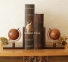 Упор для книг, подставка для книг Глобус, коричневый (гп) 4
