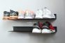 Полиця для взуття з гнутого металу Sneaker, настінна, 60х13х6 см 4