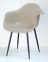 Стул, кресло Leon (Леон, Прайз, Тауэр) Metal-BK ножки металл цвет черный, сидушка пластик, вискоза, шерсть 0