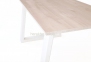 Стол деревянный прямоугольный ЦЕ TRAPEZE ELM/ ЦЕ TRAPEZ WHITE 0