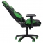 Кресло компьютерное, геймерское VR Racer Champion, кожзам черный/зеленый 2