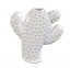 Ваза керамічна Кактус, білий, висота 19 см(HI7905), 13,50 см (HI7904), 11,5 см (HI7903) 0