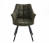 Крісло м'яке Bergamo, каркас метал чорний, тканина 4