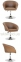Кресло Мурат, основа блин хром, экокожа чёрный, бежевый, красный,  синий, коричневый 1