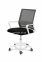 Офісний стілець Веб, сидіння чорний, спинка сітка чорний, основа чорний або білий 5