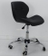 Кресло, Стул офисный Invar (Инвар, Стар нью ) ЭкоКожа (черный, белый, бежевый, серый, желтый), ножки хром 8