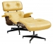 Кресло Relax с оттоманкой черный, Кресло Релакс с оттоманкой, натуральная кожа, гнутая фанера 3