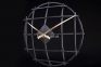 Часы из металла большие Меридиан-3, Меридиан-4, диаметр 70см, металл графит 5