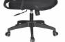 Крісло комп'ютерне, офісне ОМ-108, оббивка спинки з чорної сітки, м'яке сидіння, тканина  металева основа з пластиковим покриттям. 7