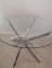 Стіл обідній Стіл обідній Agis круглий 90 см, скло, каркас метал 0