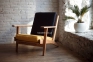 Кресло для отдыха Gloss деревянное с мягкими подушками мл 12