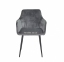 Крісло м'яке Hector, каркас метал чорний, сидіння оксамит 2