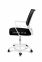 Офісний стілець Веб, сидіння чорний, спинка сітка чорний, основа чорний або білий 6