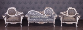 Мягкая резная Софа в стиле Барокко, диван прямой Софа крк 2