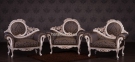 Мягкое резное кресло Софа с стиле Барокко крк 9