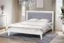 Ліжко двоспальне Аксіома, м'яке узголів'я, сосна, висота ліжка 1100 мм 0