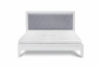 Ліжко двоспальне Аксіома, м'яке узголів'я, сосна, висота ліжка 1100 мм 2