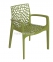 Кресло дизайнерское GRUVYER полипропилен, цвет разный кн 12