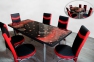 Столовый комплект стол прямоугольный 130(170)*80 см и 6 стульев (Турция) тщ 21