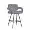 Крісло барне (напівбарне), стілець барний (напівбарний) Gor нерегульований на ніжках метал чорний 4