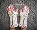Митенки (перчатки без пальцев) из шерсти, Рябина или Сакура ваш выбор 4