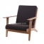 Кресло для отдыха Gloss деревянное с мягкими подушками мл 8