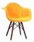 Кресло Leon (Леон) Soft W Шерсть (желтый, синий, зеленый, бирюза, серый) ножки деревянные цвет орех 0