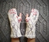 Митенки (перчатки без пальцев) из шерсти, Рябина или Сакура ваш выбор 2