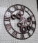 Часы с шестеренками Римские в стиле лофт атс 2
