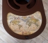 Глобус бар зі столиком Мапа Світу, сфера 40 см, кремовий (гп40004NCG) 7