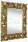 Дзеркало Піонія 1000x800, 1200х1000 (біле, золото, срібло, чорне), зеркало Пиония 5