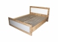 Ліжко двоспальне Тахо, ЛДСП дуб Тахо та білий (графіт), 16 мм (вд) 2