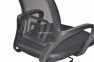 Крісло комп'ютерне, офісне ОМ-107, м'яке сидіння, металева основа з хромованим або пластиковим  покриттям  3