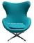 Кресло Эгг ткань (серый, зеленый, синий, розовый, красный, коричневый) мдс 5