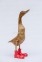 Декор Утка натуральный цвет в красных сапогах, 40, 35, 30, 25 см 33406М эм 0