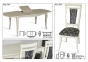 Комплект стол и стулья Маркиз (цвет белый, слоновая кость, тёмный орех) МФ 1