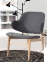 Кресло Осло, мягкое, ткань, цвет серый мдс 1