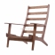 Кресло для отдыха Soul деревянное с мягкими подушками (с оттоманкой или без) мл 6