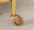 Стол сервировочный на колесиках Гастон металл золото h77см w40см ГП1015848 4