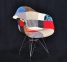 Кресло Леон ткань Пэчворк, на ножках (дерево, металл), на колесах, на блине, полубарные, барные (ом) 14