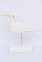 Птичка белая декоративная, 25 см 33104, 30 см 33105 эм 3
