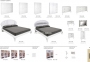 Комплект спальни Империя, Спальня Империя комплект (ліжко 1,6х2,0) глянець білий, в стиле Прованс, Класика 13