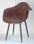 Стул, кресло Leon (Леон, Прайз, Тауэр) Metal-BK ножки металл цвет черный, сидушка пластик, вискоза, шерсть 6