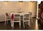 Комплект обеденный стол и стулья Марко белый (венге, орех) мф 0